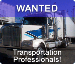 WANTED: Transportation Professionals!